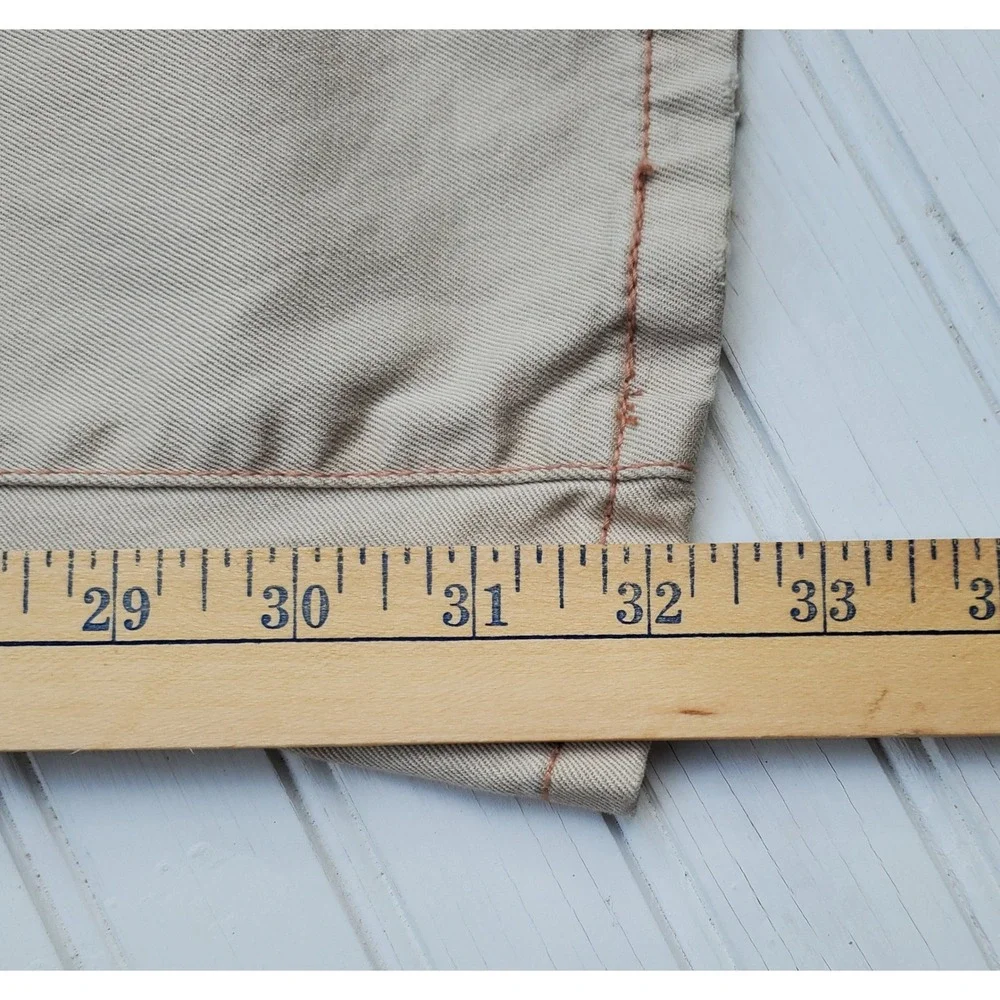 Levis Tab Twills Slouch Flare Pants NWT‎ Tan Khaki Vintage Juniors 11M Y2K